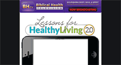 Desktop Screenshot of lessonsforhealthyliving.com